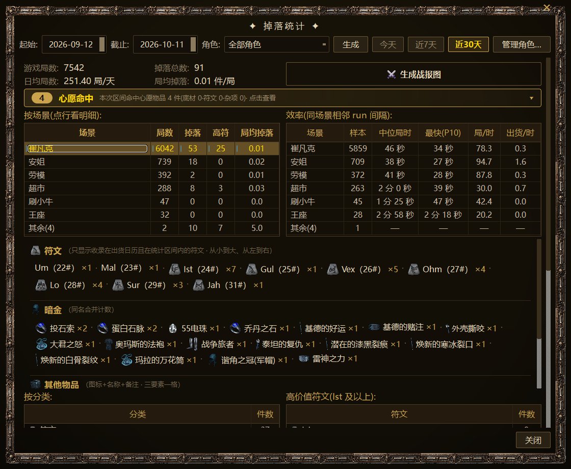 掉落统计